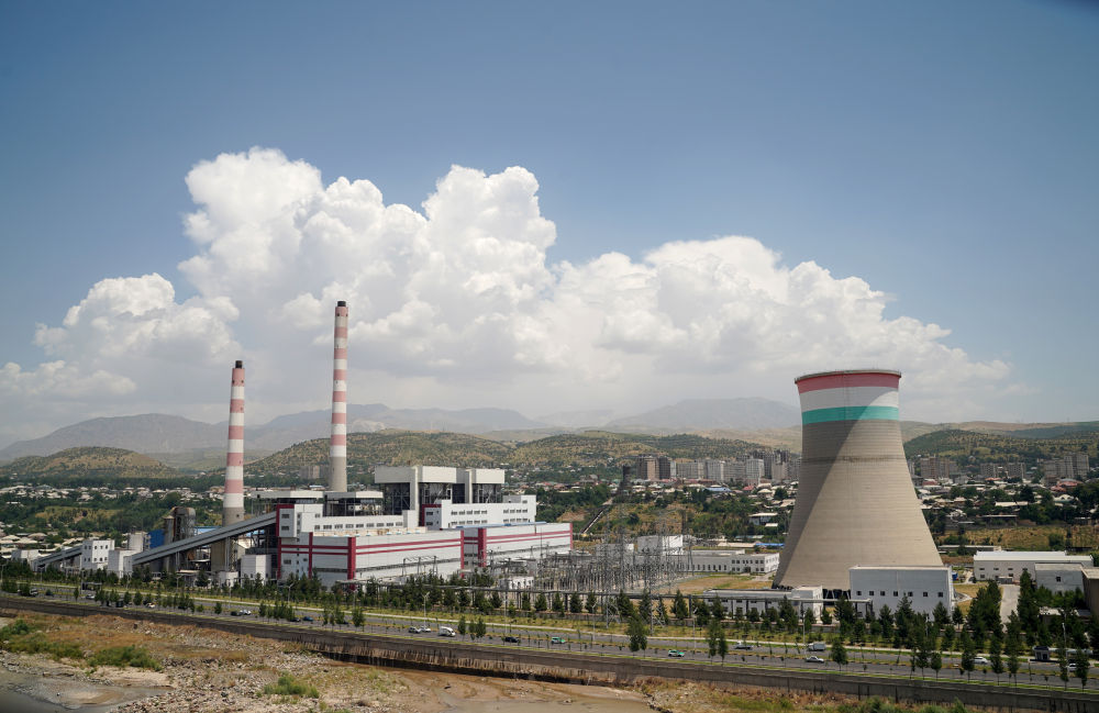 杜尚別2號熱電廠(chǎng)（2024年6月22日攝）。